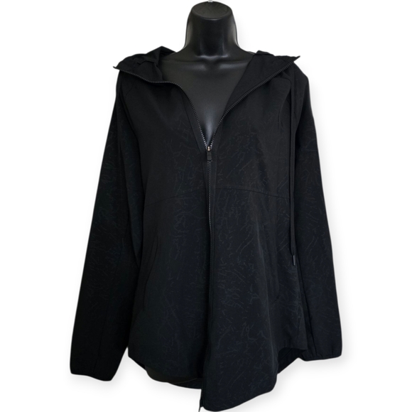 ☆Adidas Black Windbreaker Jacket☆ - Picture 1 of 2